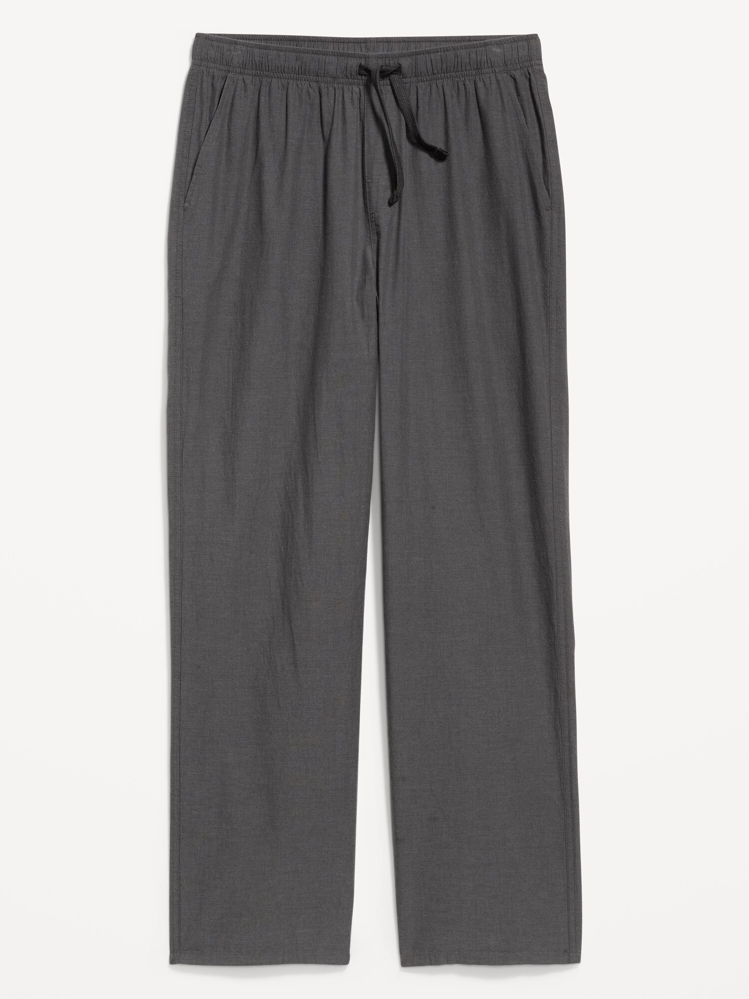 Пижамные брюки Poplin для мужчин — Old Navy, цвет: Угольный — фото 3