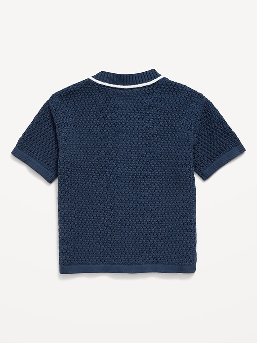 Image number 2 showing, Oversized Baseball Jersey Sweater for Toddler Boys