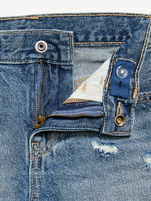 Image number 3 showing, High-Waisted Ripped Frayed-Hem Jean Shorts for Girls