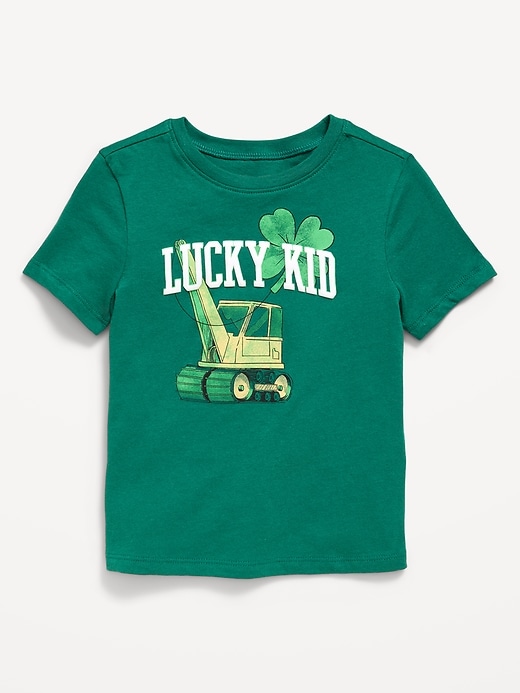 Image number 1 showing, Short-Sleeve Unisex Graphic T-Shirt for Toddler