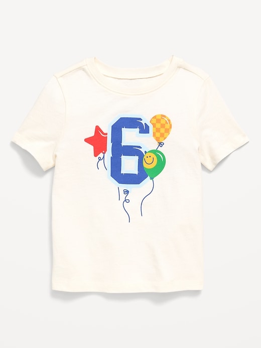 Image number 1 showing, Short-Sleeve Unisex Graphic T-Shirt for Toddler