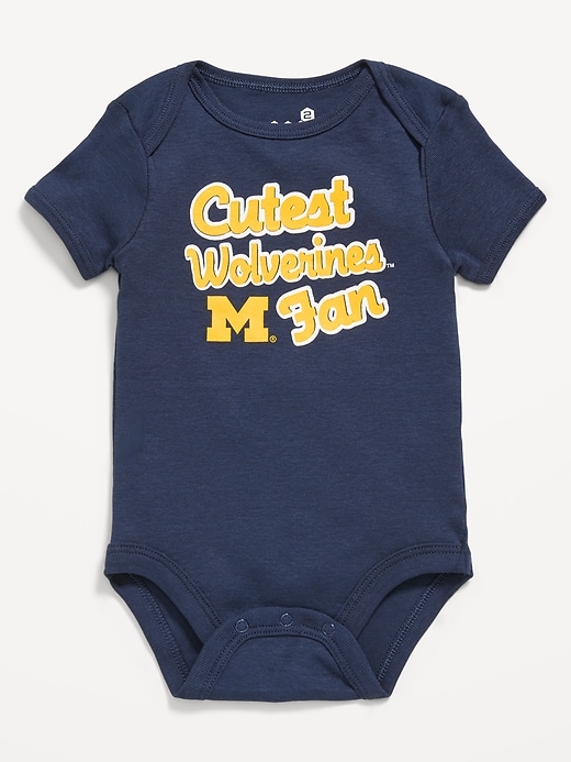Image number 1 showing, College Graphic Bodysuit for Baby