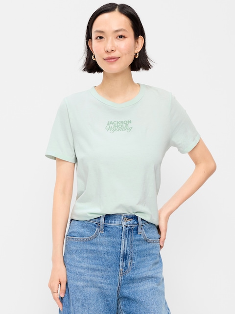 EveryWear Crew-Neck Graphic T-Shirt