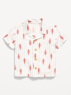 Printed Short-Sleeve Shirt for Baby