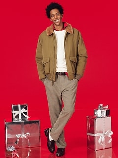 Water-Resistant Aviator Bomber Jacket