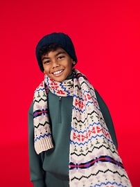 Image number 1 showing, Bounce Fleece Oversized Quarter-Zip Sweatshirt for Boys