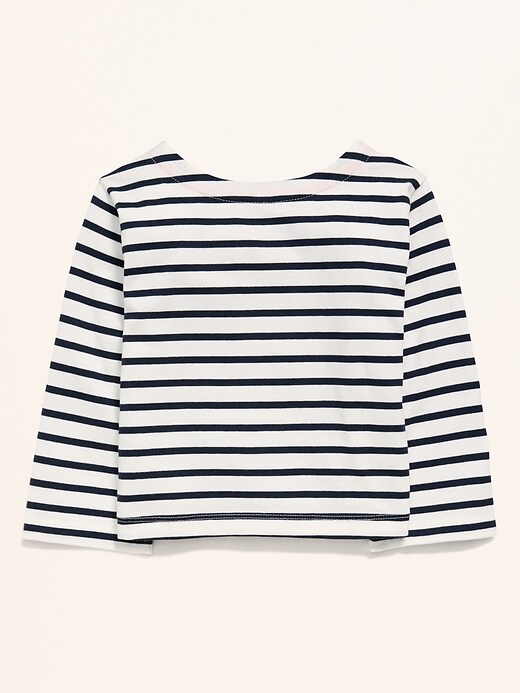 Image number 2 showing, Old Navy x Disney Mickey Mouse & Minnie Mouse Boxy Boat-Neck T-Shirt for Toddler Girls