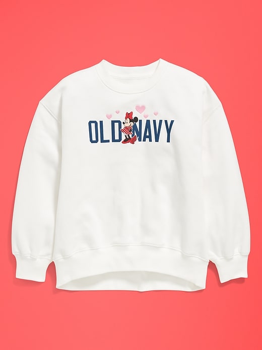 Image number 3 showing, Old Navy x Disney Oversized Minnie Logo-Graphic Tunic Sweatshirt for Girls
