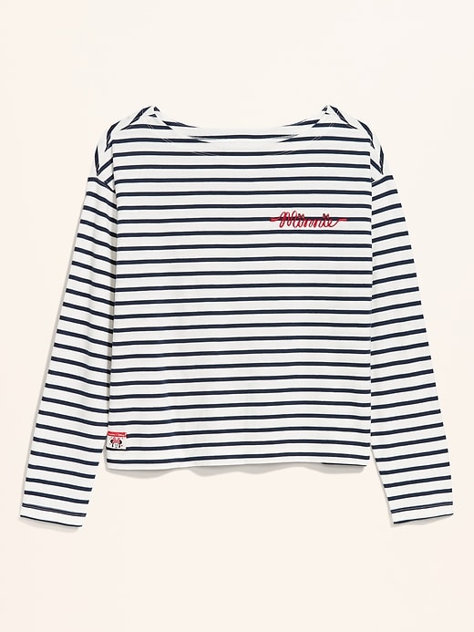 Image number 6 showing, Old Navy x Disney Minnie Mouse Long-Sleeve Mariner T-Shirt for Women