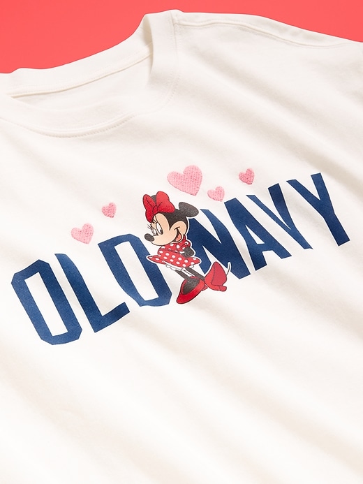 Image number 5 showing, Old Navy x Disney Minnie Mouse Logo-Graphic Vintage T-Shirt for Women