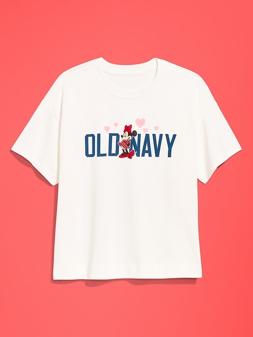 Image number 6 showing, Old Navy x Disney Minnie Mouse Logo-Graphic Vintage T-Shirt for Women