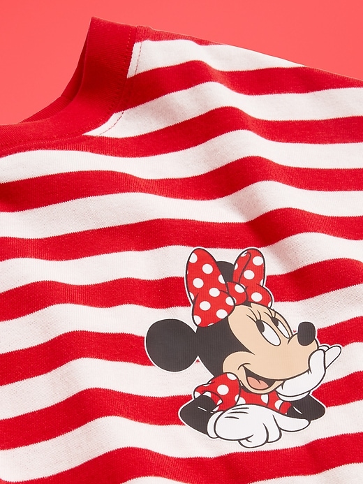 Image number 5 showing, Old Navy x Disney Minnie Mouse Vintage Crew-Neck Striped T-Shirt for Women