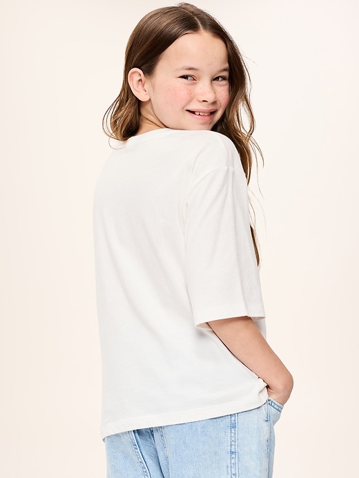 Image number 3 showing, Old Navy x Disney Minnie Mouse Logo-Graphic T-Shirt for Girls