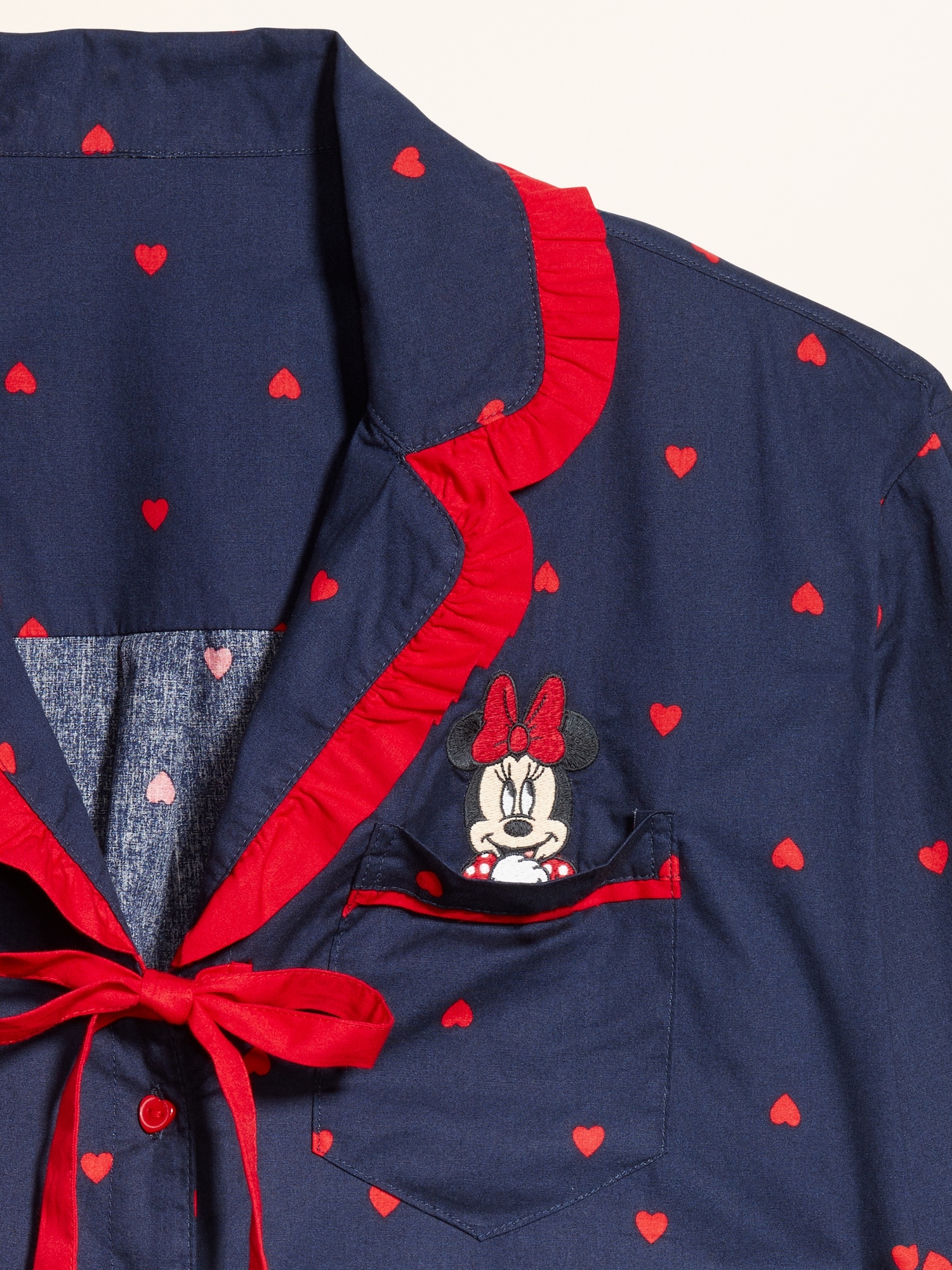 Old Navy x Disney Minnie Mouse Ruffled Pajama Set for Women