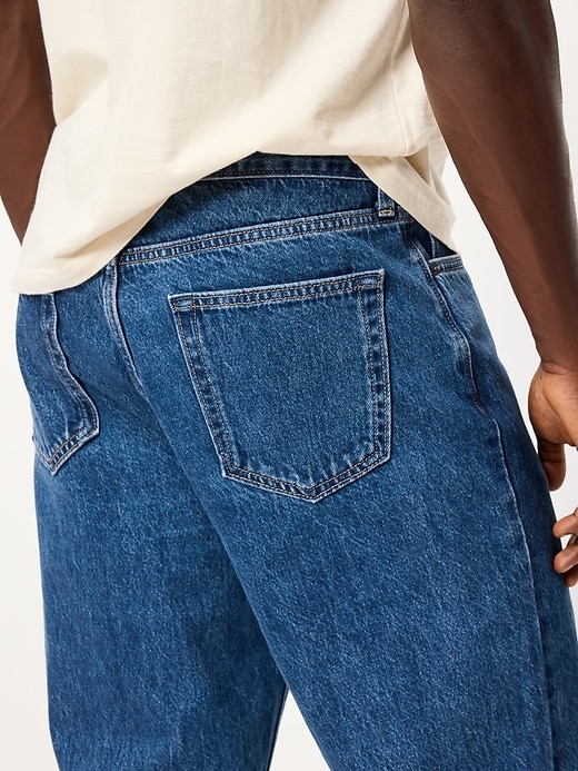 Image number 3 showing, Structured Loose Non-Stretch Jeans