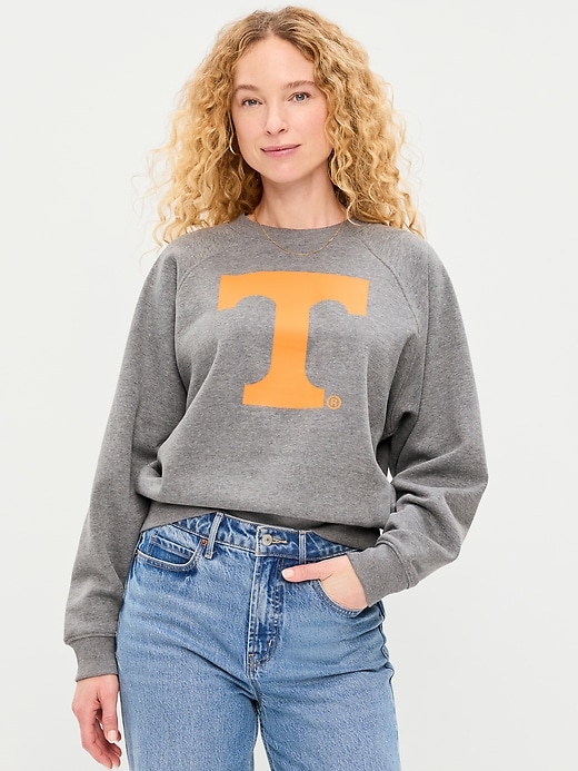 Image number 1 showing, College Crew-Neck Sweatshirt for Women