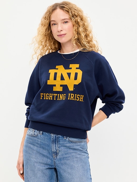 Image number 1 showing, College Crew-Neck Sweatshirt for Women