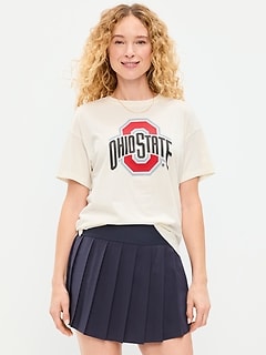 College Crew-Neck T-Shirt for Women