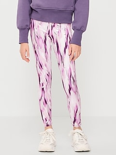 High-Waisted PowerSoft 7/8-Length Leggings for Girls