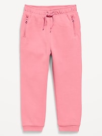 Image number 1 showing, Slim Dynamic Fleece Joggers for Toddler Girls