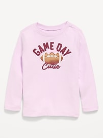 Image number 1 showing, Long-Sleeve Graphic T-Shirt for Toddler Girls