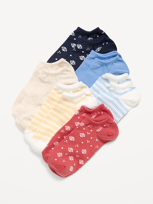 Image number 1 showing, Ankle Socks 6-Pack for Women