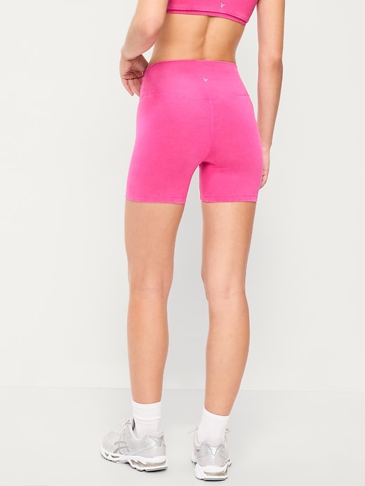 Image number 2 showing, High-Waisted PowerChill Biker Shorts -- 5-inch inseam