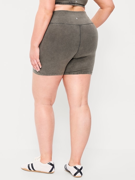 Image number 7 showing, High-Waisted PowerChill Biker Shorts -- 5-inch inseam