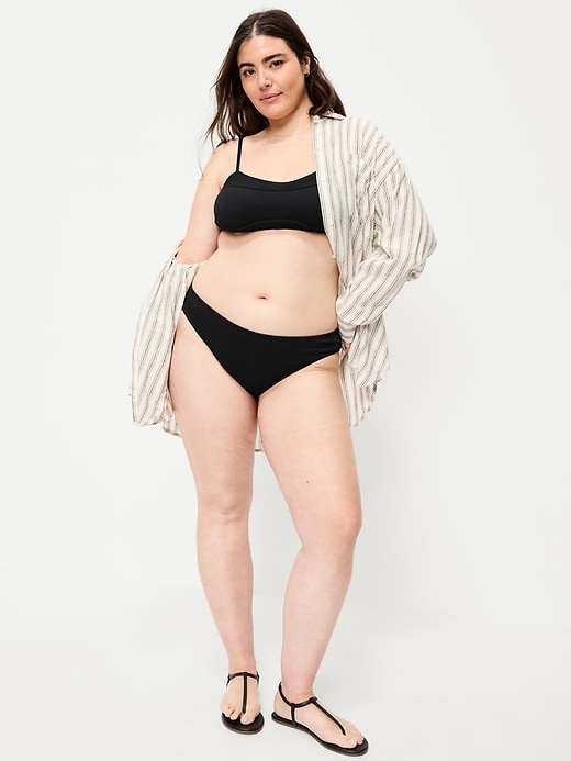 Image number 3 showing, Mid-Rise Bikini Swim Bottoms