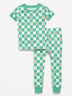 Printed Unisex Pajama Set for Toddler & Baby