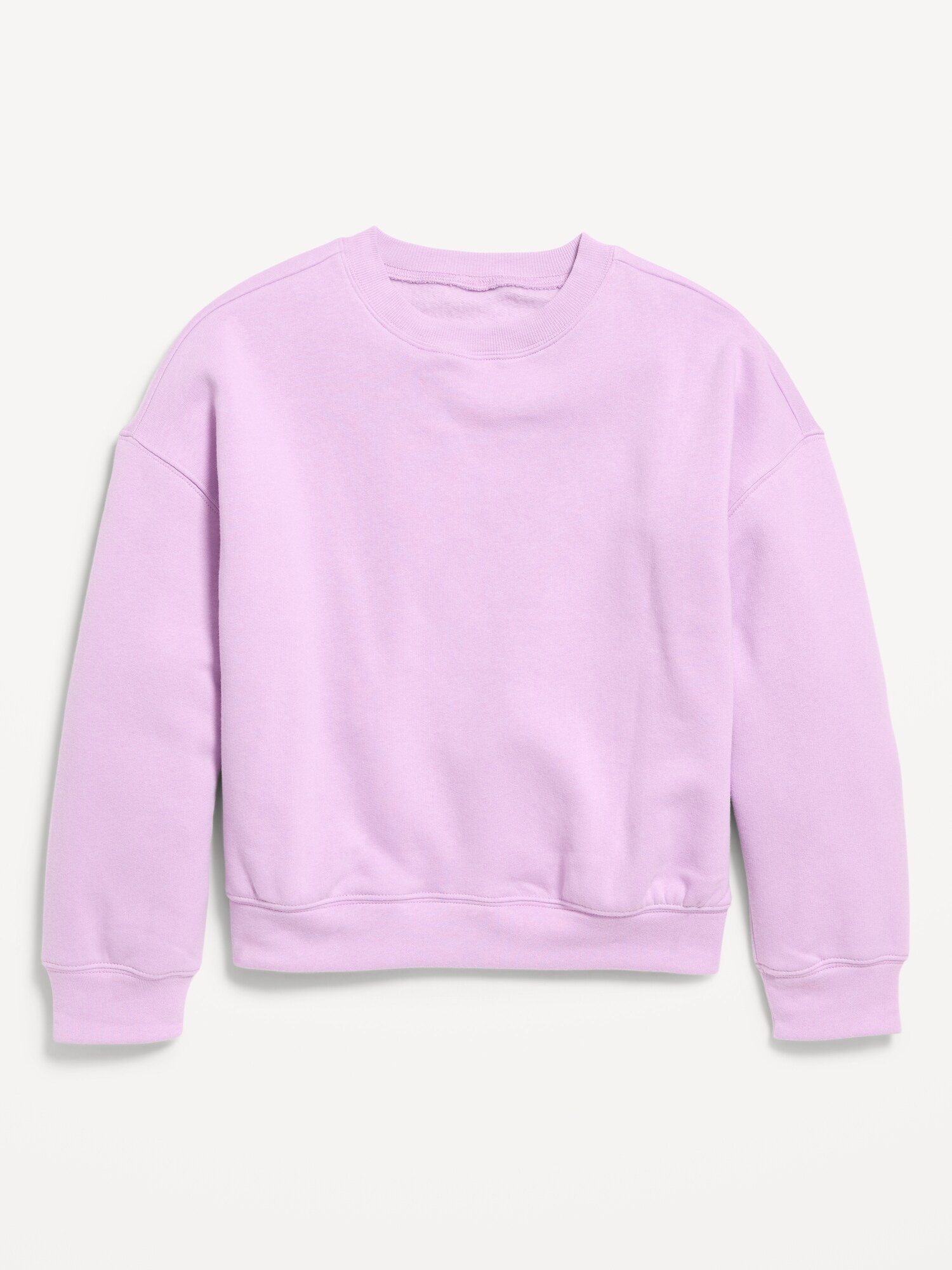 Свитшот Old Navy Oversized Long-Sleeve Tunic Sweatshirt для девочек, цвет: Шалфейный — фото 2