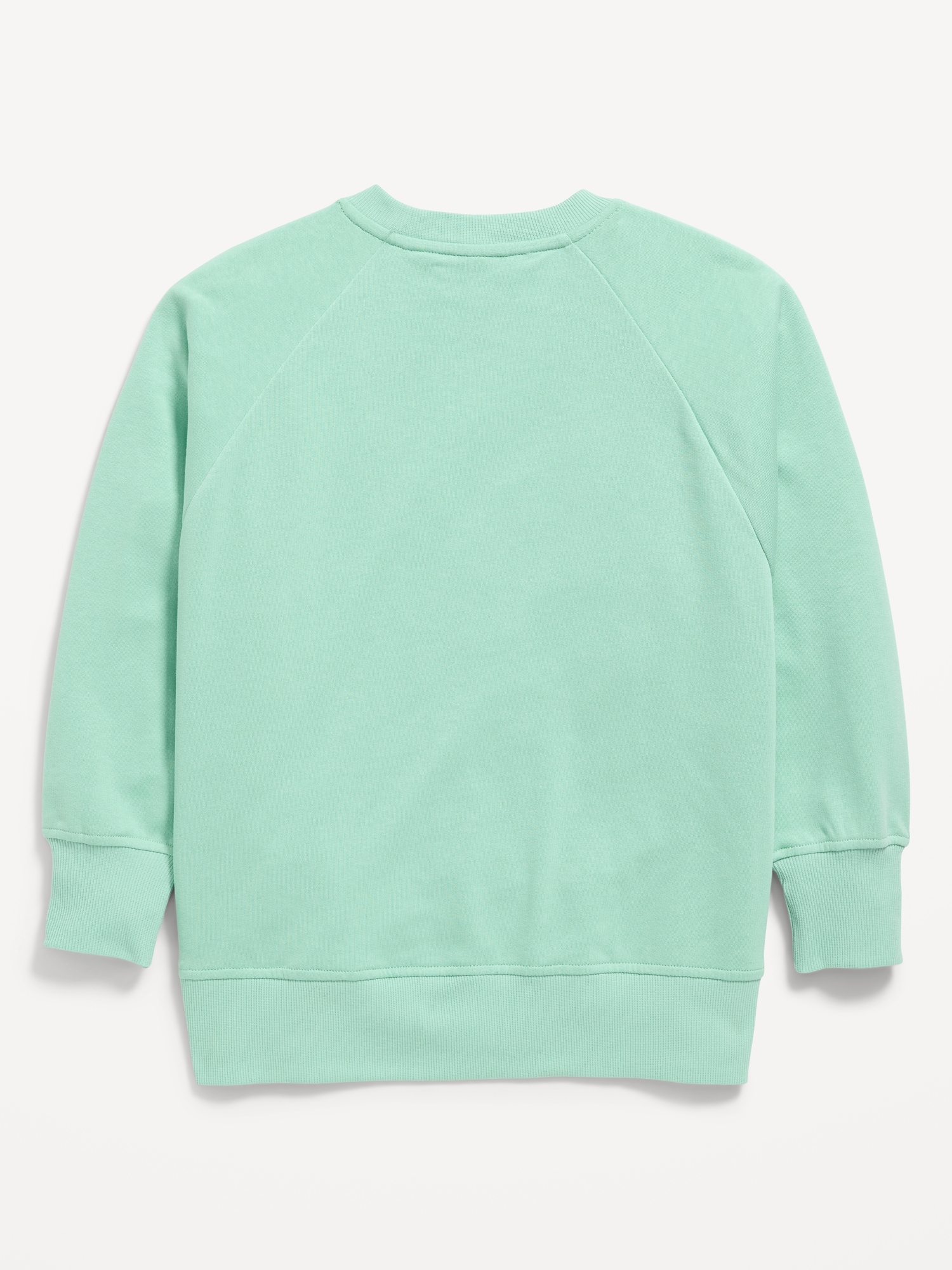 Image number 3 showing, Oversized Long-Sleeve Graphic Tunic Sweatshirt for Girls