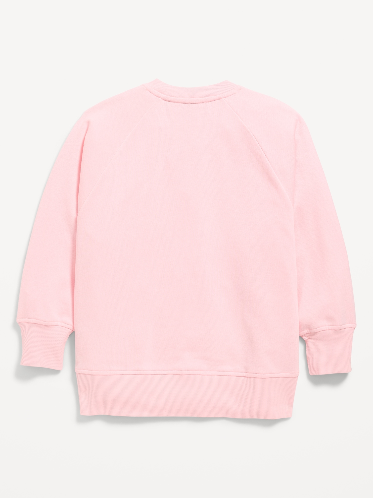 Image number 3 showing, Oversized Long-Sleeve Graphic Tunic Sweatshirt for Girls