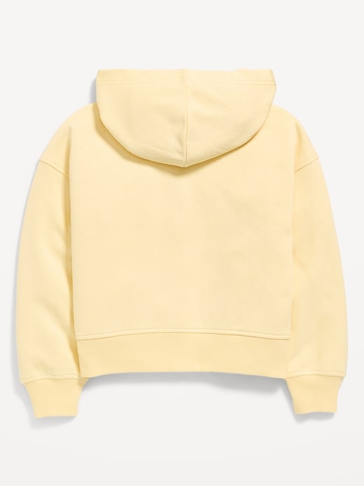 Image number 3 showing, Favorite Fleece Graphic Zip-Front Hoodie for Girls