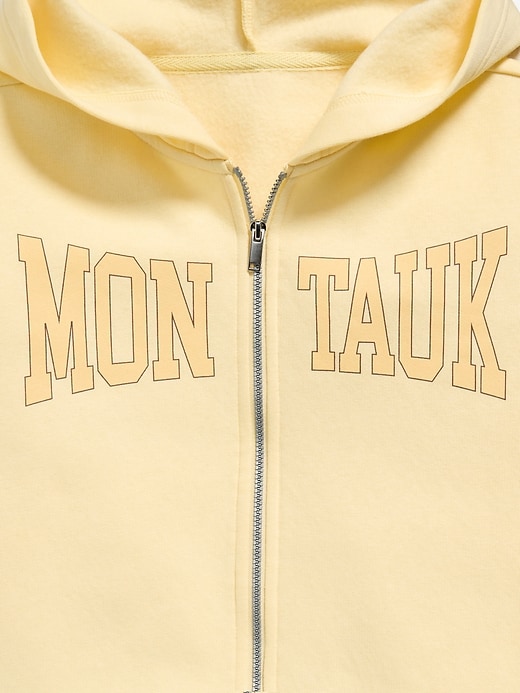 Image number 4 showing, Favorite Fleece Graphic Zip-Front Hoodie for Girls