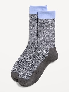 Marled Color-Block Socks