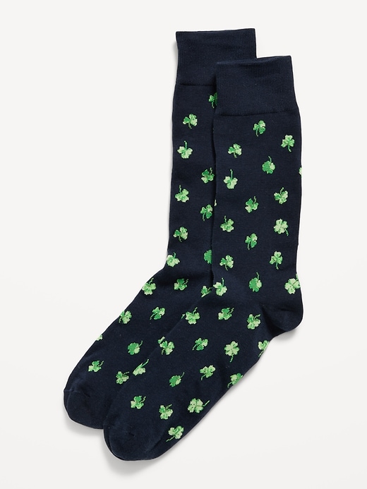 Image number 1 showing, Printed Novelty Socks for Men