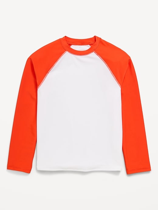 Image number 1 showing, Long-Sleeve Rashguard Swim Top for Boys