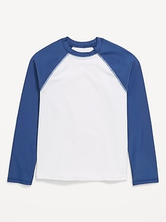 Long-Sleeve Rashguard Swim Top for Boys