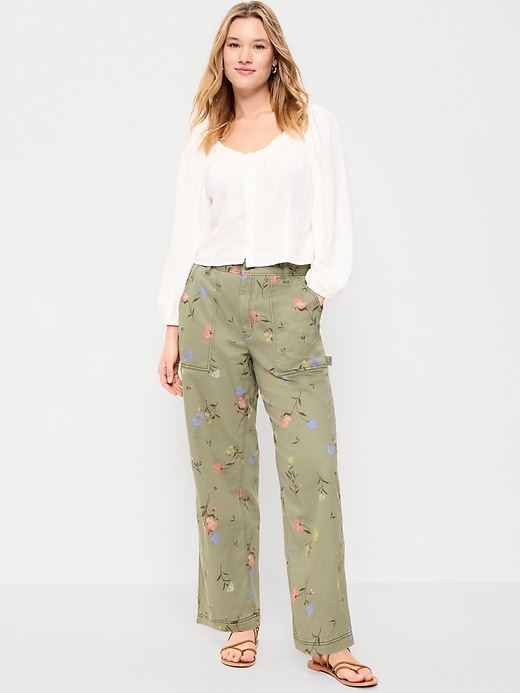 Image number 5 showing, High-Waisted Straight Ankle Pants