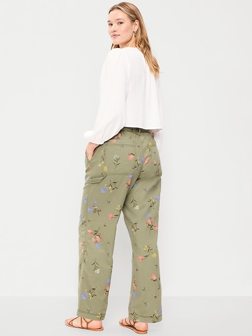 Image number 6 showing, High-Waisted Straight Ankle Pants