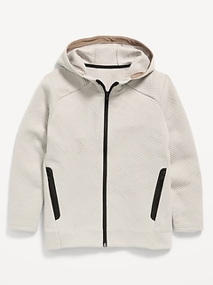 Dynamic Fleece Zip-Front Hoodie for Boys