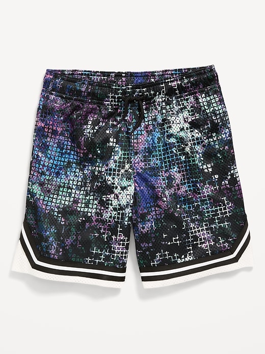 Image number 2 showing, Knee Length Mesh Basketball Shorts for Boys