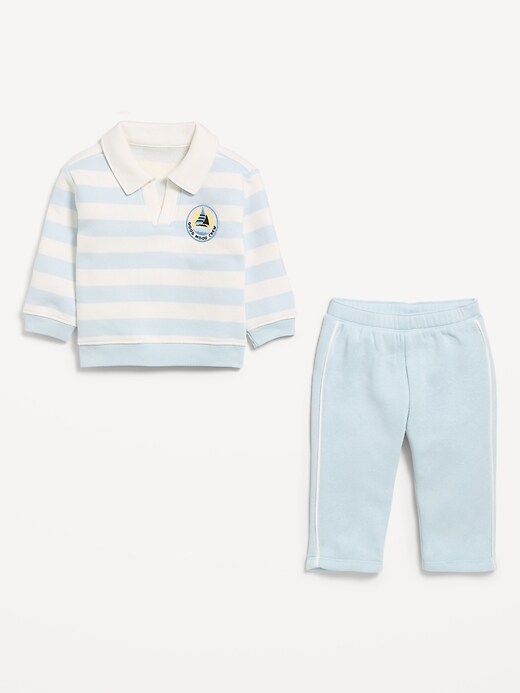 Image number 2 showing, Collared Sweatshirt and Sweatpants for Baby