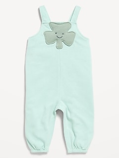 Sleeveless French-Terry Jumpsuit for Baby