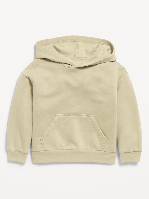 Oversized Washed Pullover Hoodie for Toddler Boys