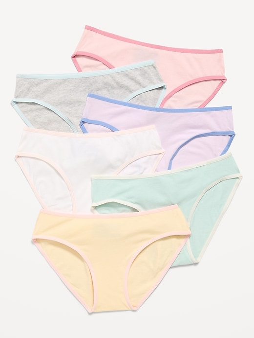 Image number 1 showing, Bikini Underwear 6-Pack for Girls
