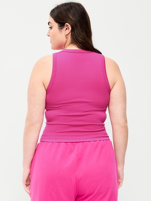 Image number 6 showing, Exhale Seamless Fitted Rib Tank