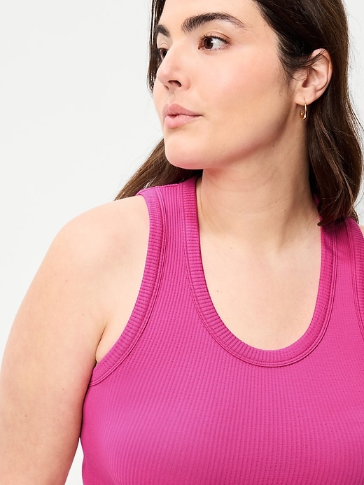Image number 4 showing, Exhale Seamless Fitted Rib Tank