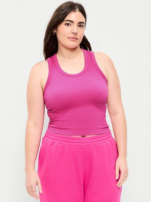 Image number 5 showing, Exhale Seamless Fitted Rib Tank